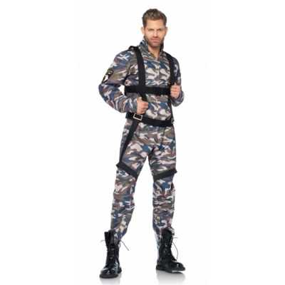 Carnaval parachutist feest outfit