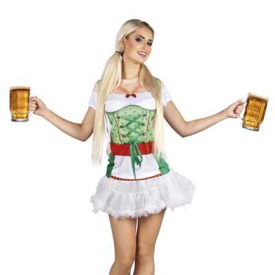 Carnavalskostuum tiroler dames shirt