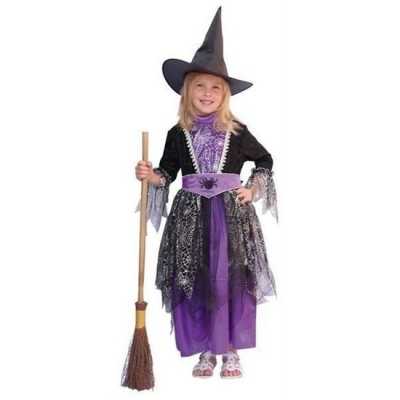Heksenpakje kinderen paars