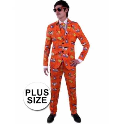 Nederland feest outfit grote maat outfit heren