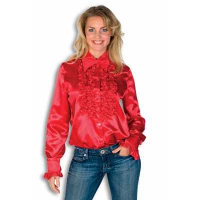 Overhemd rouches dames