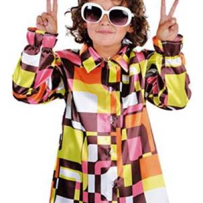 Retro kinder hemd gekleurd