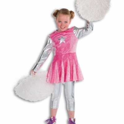 Roze cheerleader jurkje