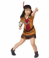 Indianen verkleed jurkje meisjes