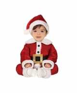 Kerstman baby verkleed feest outfit 3 delig