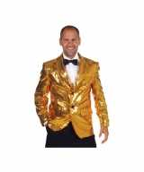 Luxe gouden blazers mannen