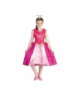 Prinsessia verkleed feest outfit roze