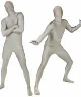 Second skin outfit volledig zilver