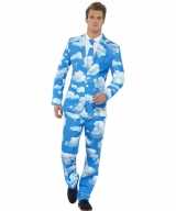 Verkleedkleding heren maatpak wolken