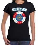 Zeeman sailor verkleed t-shirt zwart dames